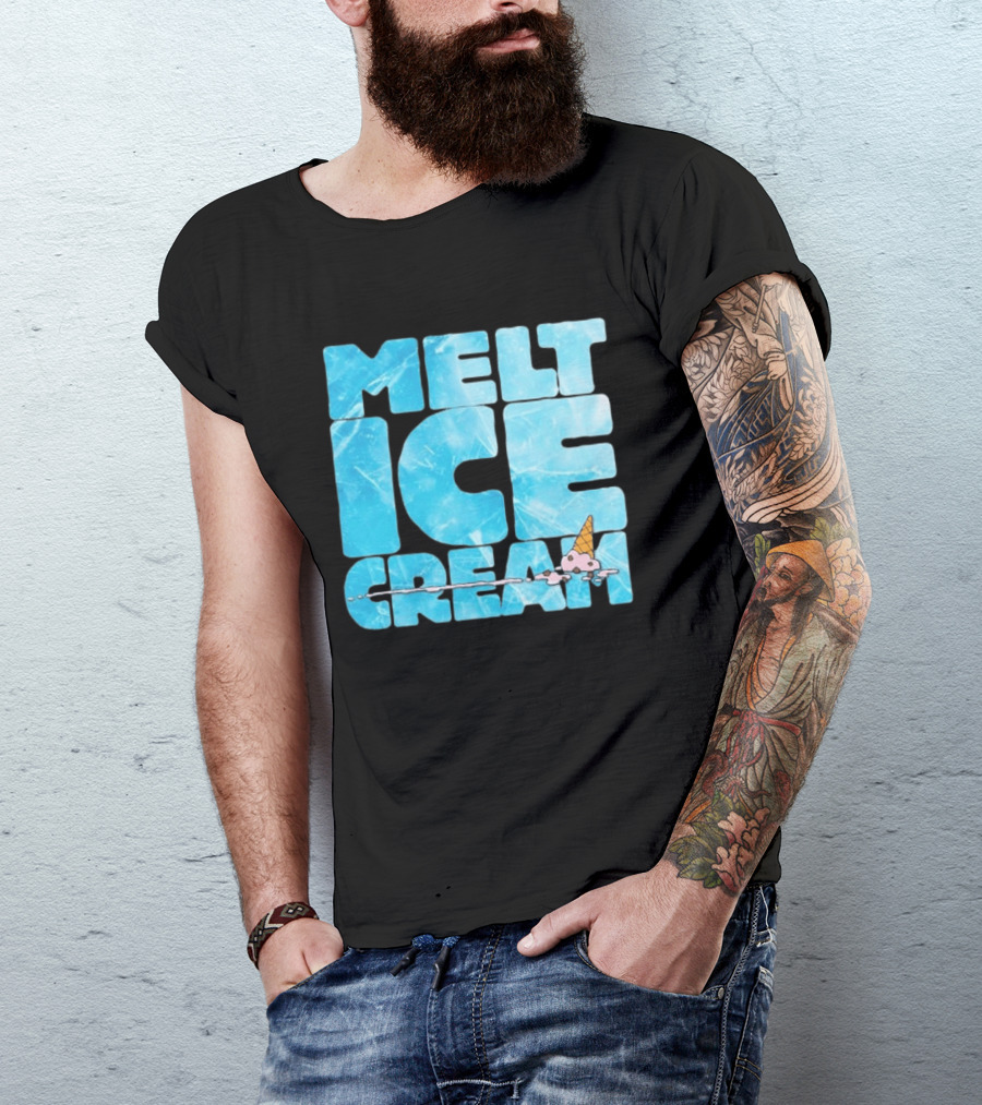 Ben & Jerry's Melt Ice Cream Frozen Treat Humor T-Shirt