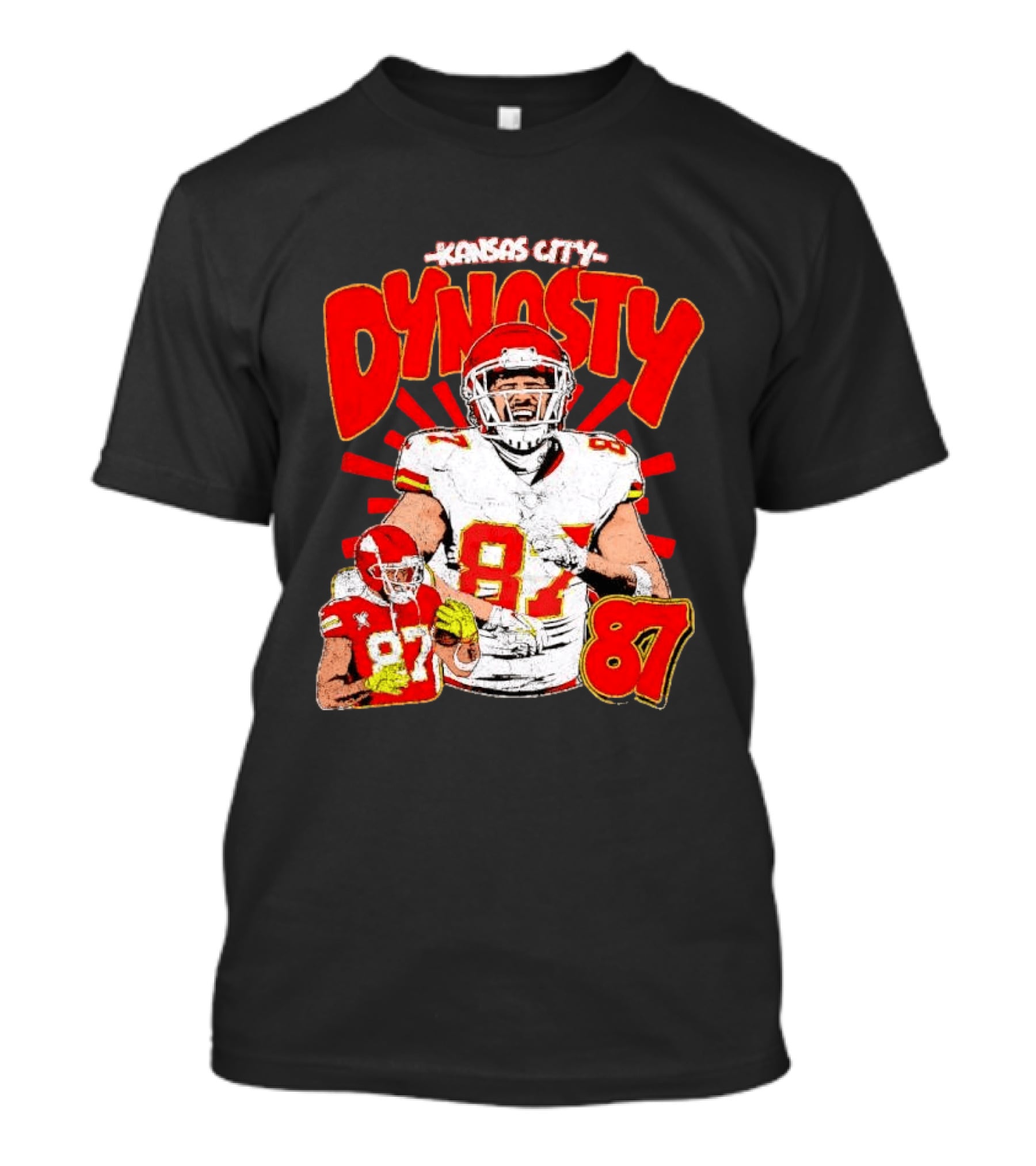 Kansas City Dynasty 87 Kelce Football Legacy T-Shirt
