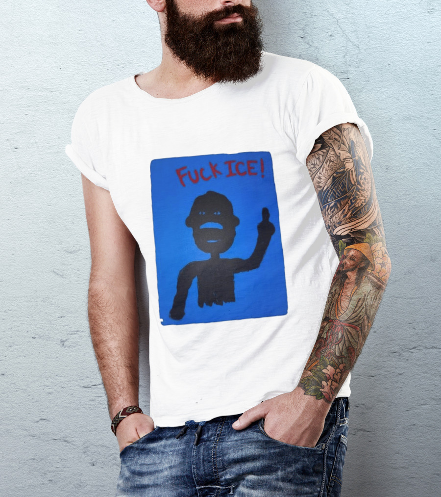 Kid Cudi Protest Message Blue T-Shirt
