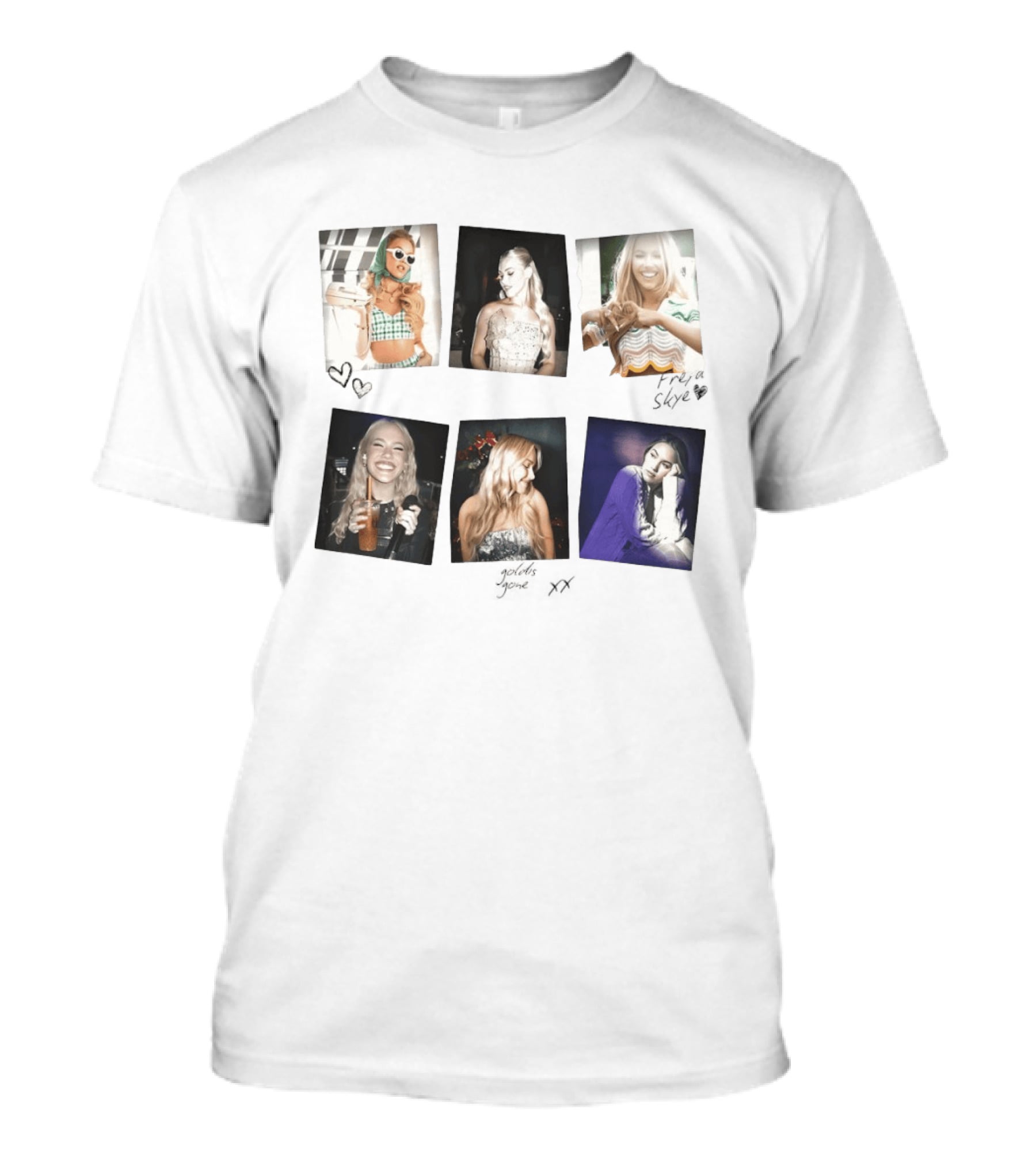 Freya Skye Gold's Gone Song Fashion Collage T-Shirt