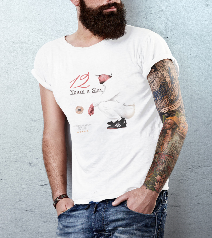 12 Years A Slav Adidas Tracksuit And Squatting Guy T-Shirt