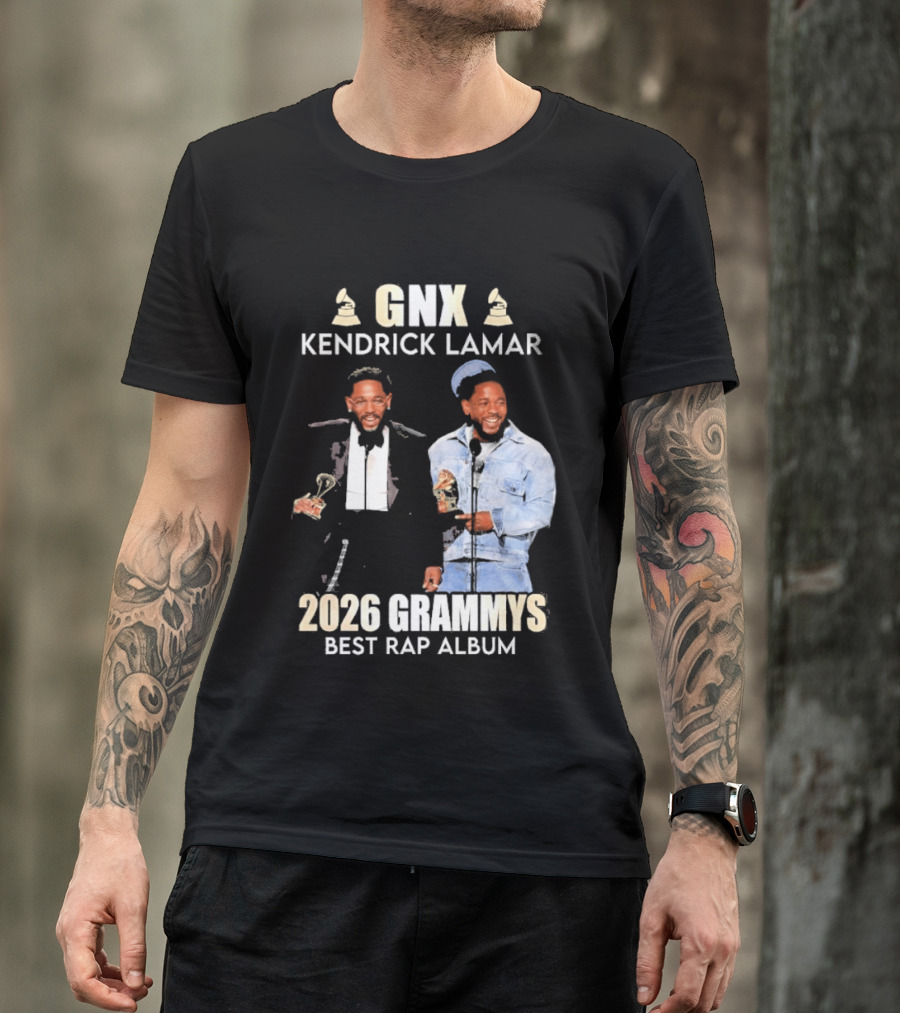 Kendrick Lamar GNX 2026 Grammys Best Rap Album T-Shirt