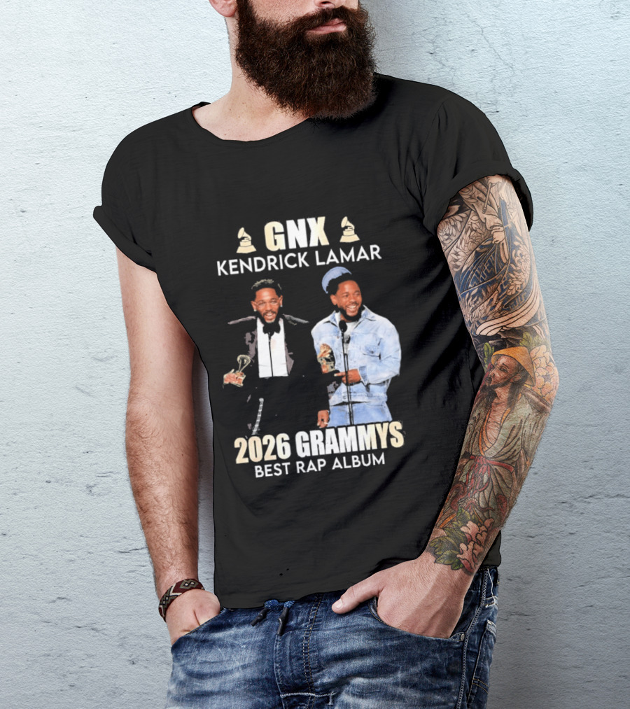 Kendrick Lamar GNX 2026 Grammys Best Rap Album T-Shirt