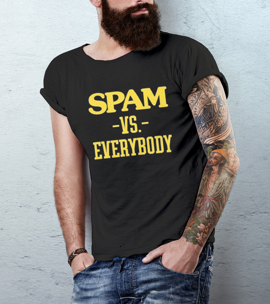 Tetairoa McMillan Spam VS Everybody Yellow T-Shirt