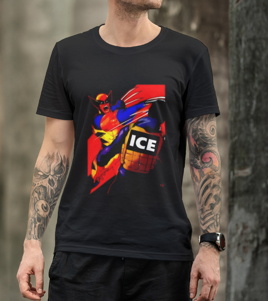 Wolverine Fuck ICE Forever And Always Claws Action T-Shirt