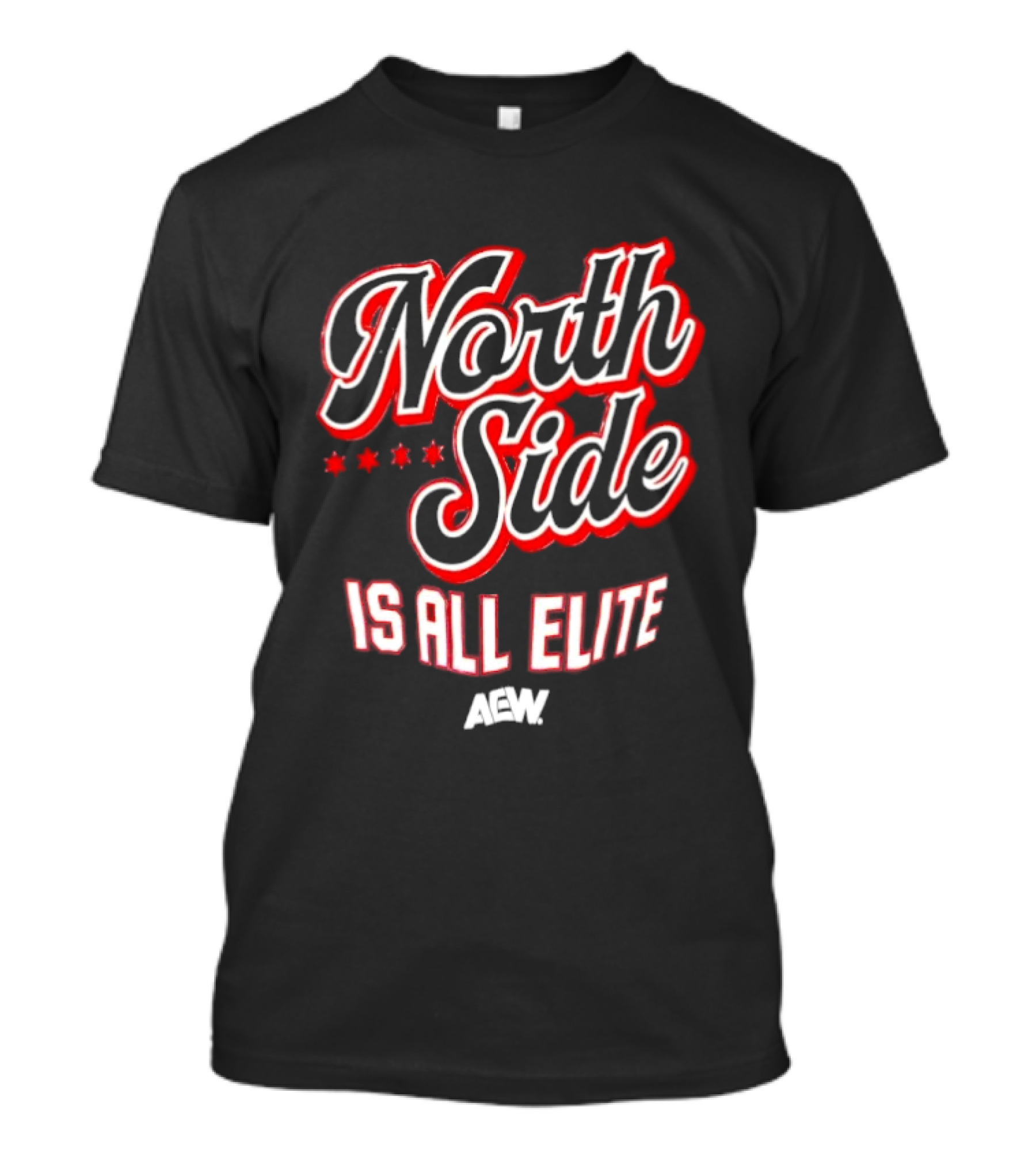 North Side Is All Elite AEW Five Stars T-Shirt