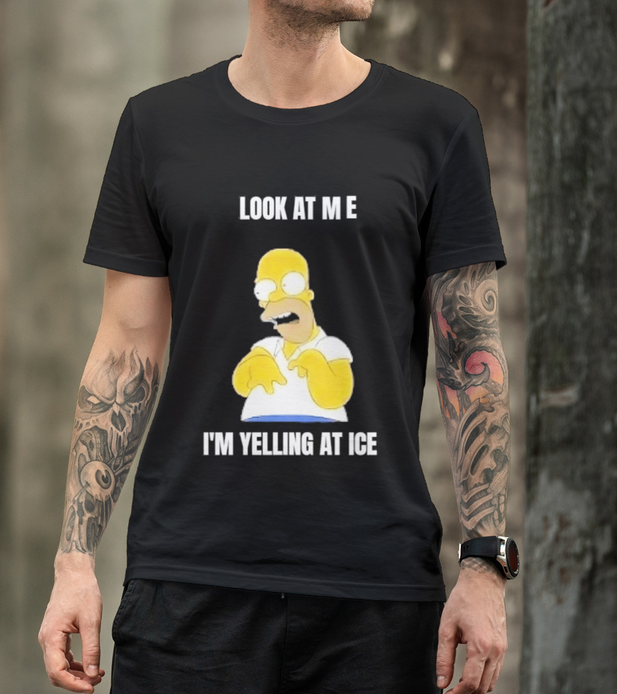 Homer Simpson Look At Me I'm Yelling At Ice T-Shirt