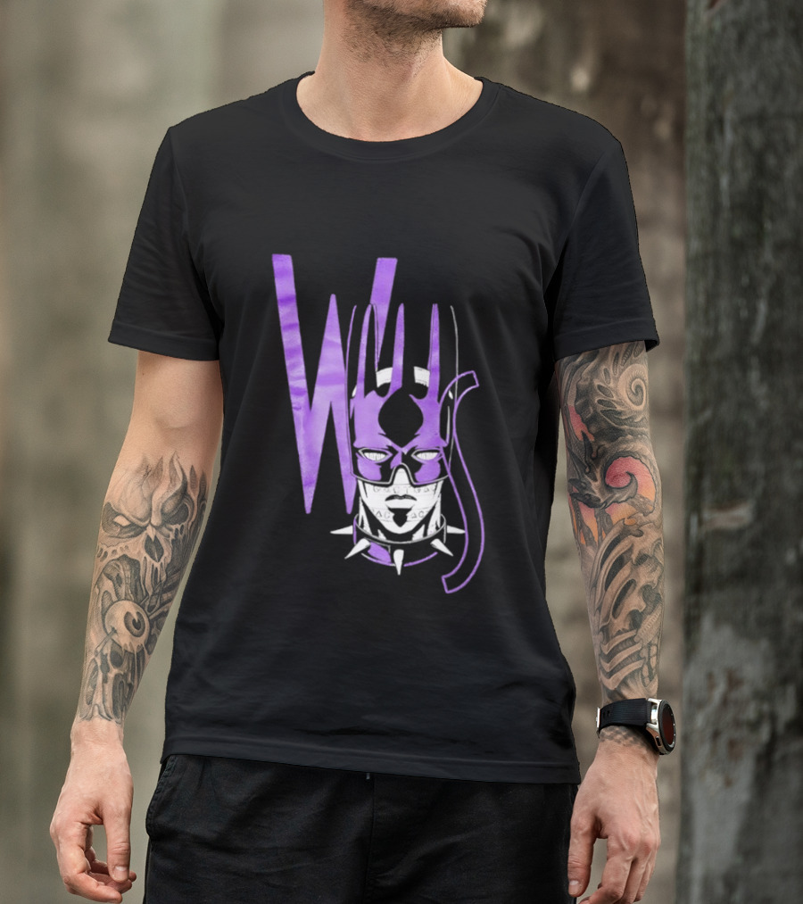 WS Whitesnake JoJo Bizarre Adventure Purple Anime Stand T-Shirt