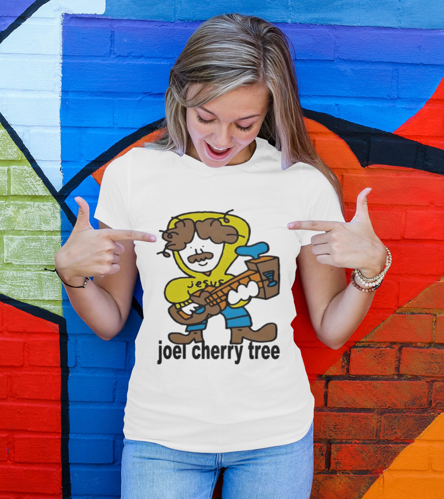 Jesus Joel Cherry Tree Guitar T-Shirt