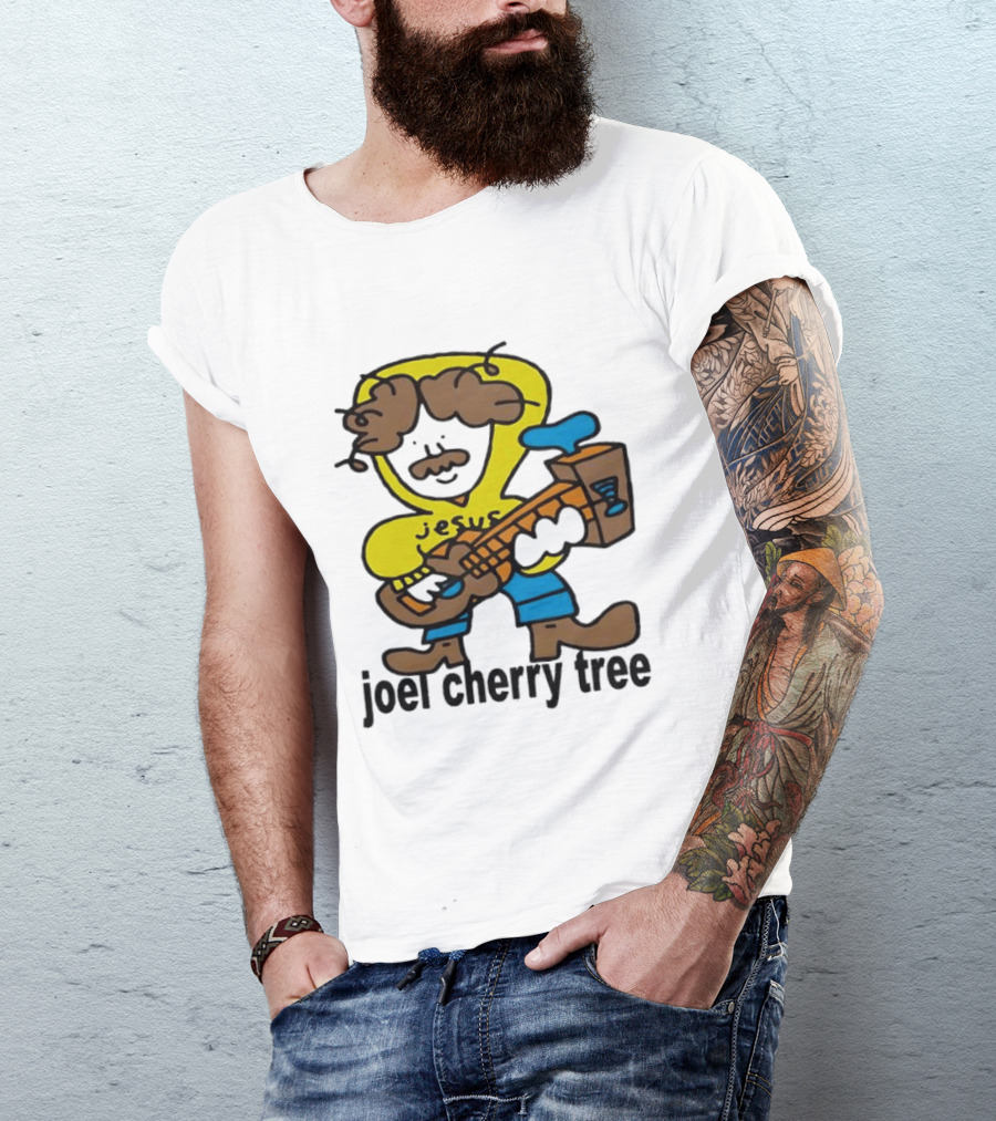 Jesus Joel Cherry Tree Guitar T-Shirt