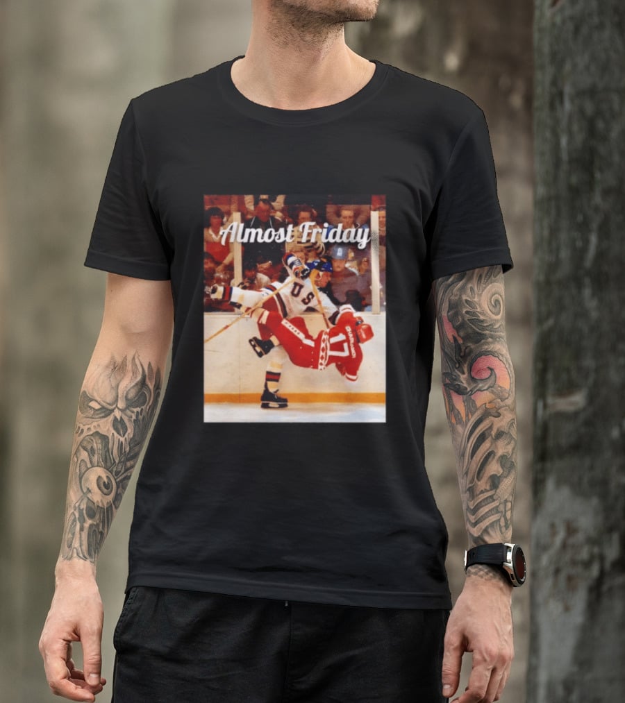 Almost Friday USA Hockey Miracle Hit T-Shirt