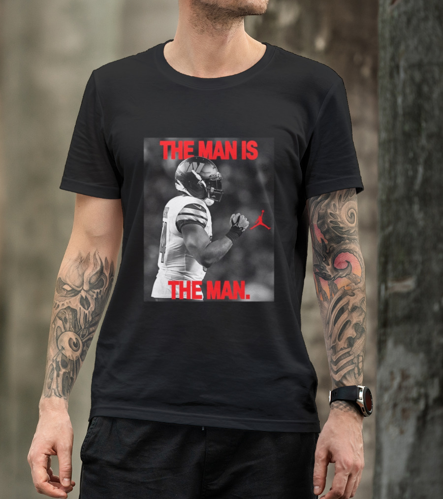 Bobby Wagner Washington Commanders The Man Is The Man Jordan Collaboration T-Shirt