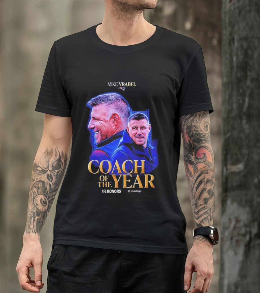Congrats Mike Vrabel NFL Coach Of The Year 2026 T-Shirt