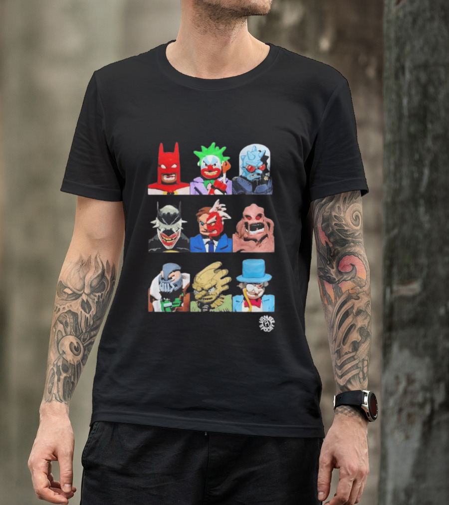 Spooky Vameee 2026 Parody Mashup Clown Villains Collection T-Shirt