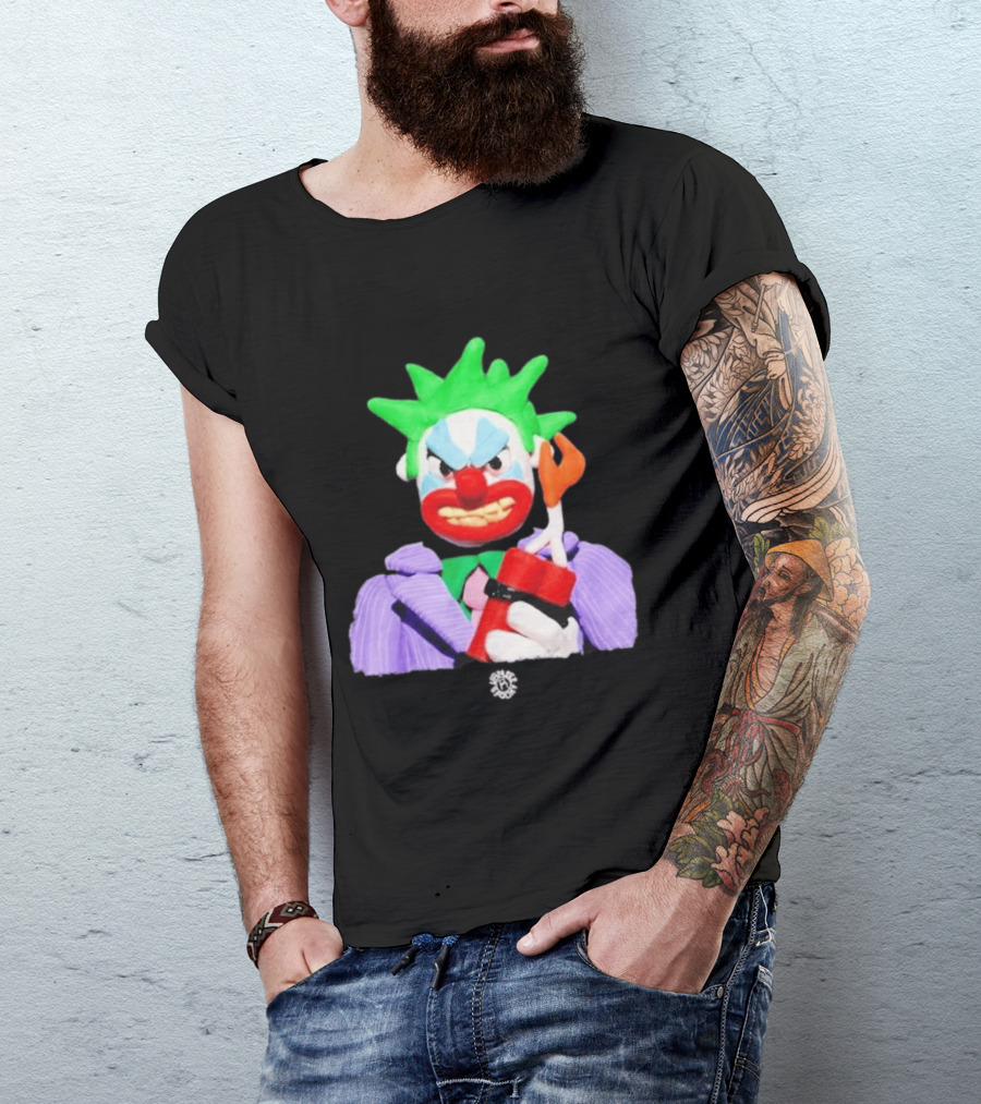 SPOOKY X VAMEEE Joker Clown Holding Dynamite T-Shirt