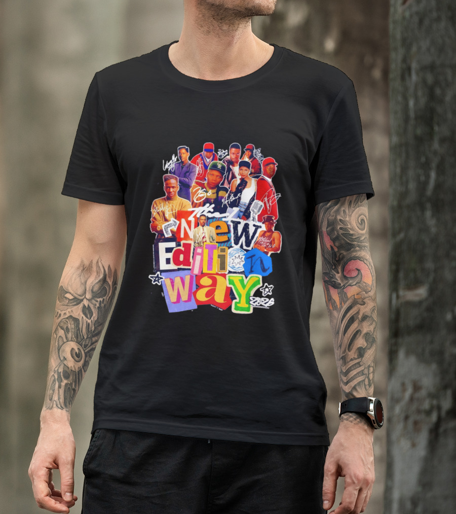 New Edition 2026 Signatures Collage T-Shirt