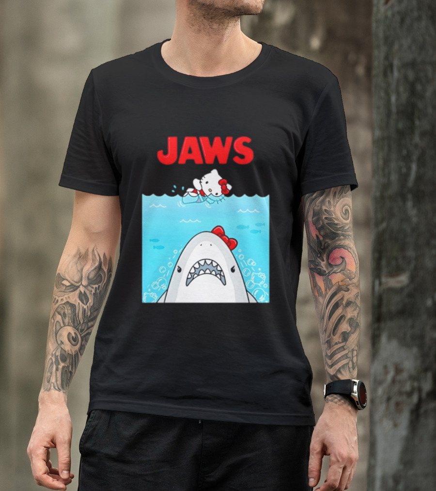 Hello Kitty Jaws Universal Studios Collaboration T-Shirt