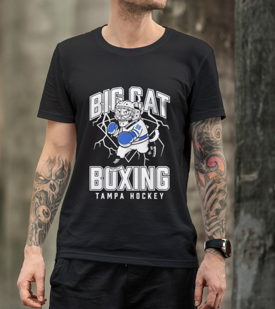 Big Cat Boxing Tampa Hockey Lightning 88 T-Shirt