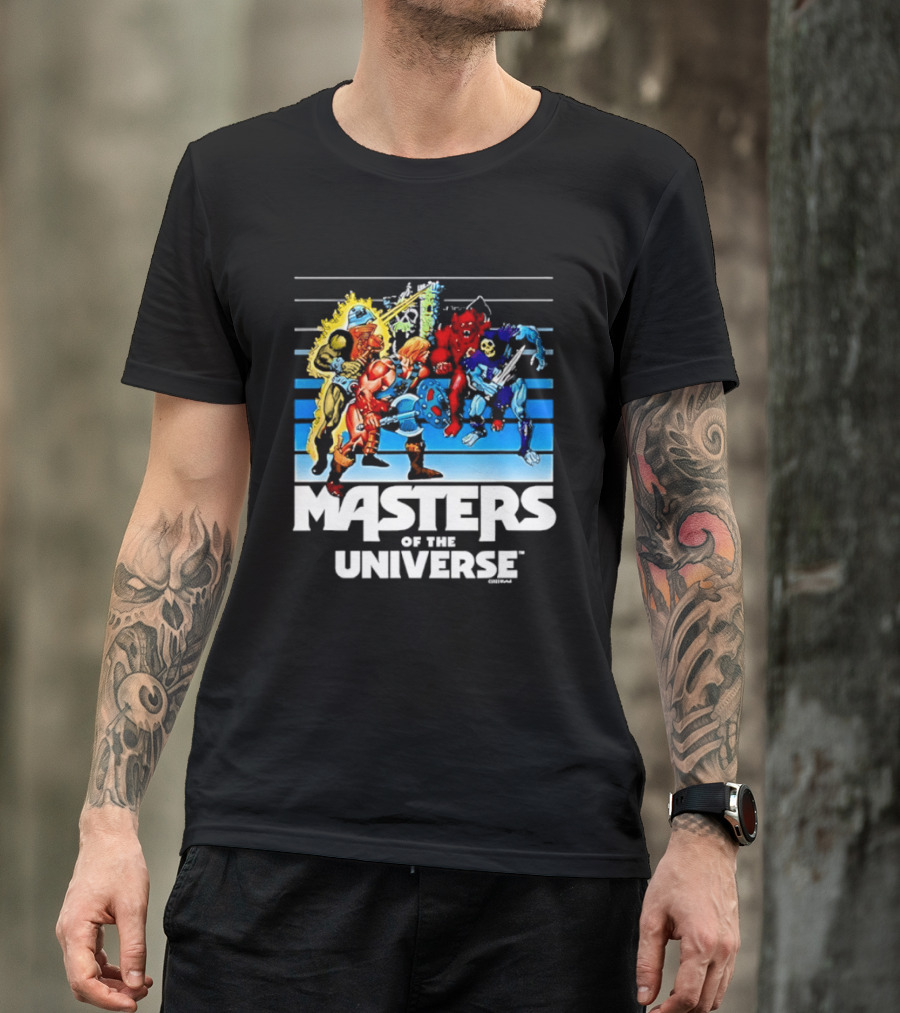 Masters Of The Universe He Man Skeletor And Characters Clash T-Shirt