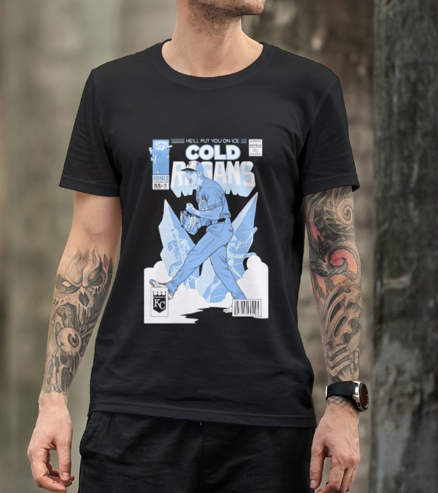 Kansas City Royals Cold Cole Ragans He'll Put You On Ice T-Shirt