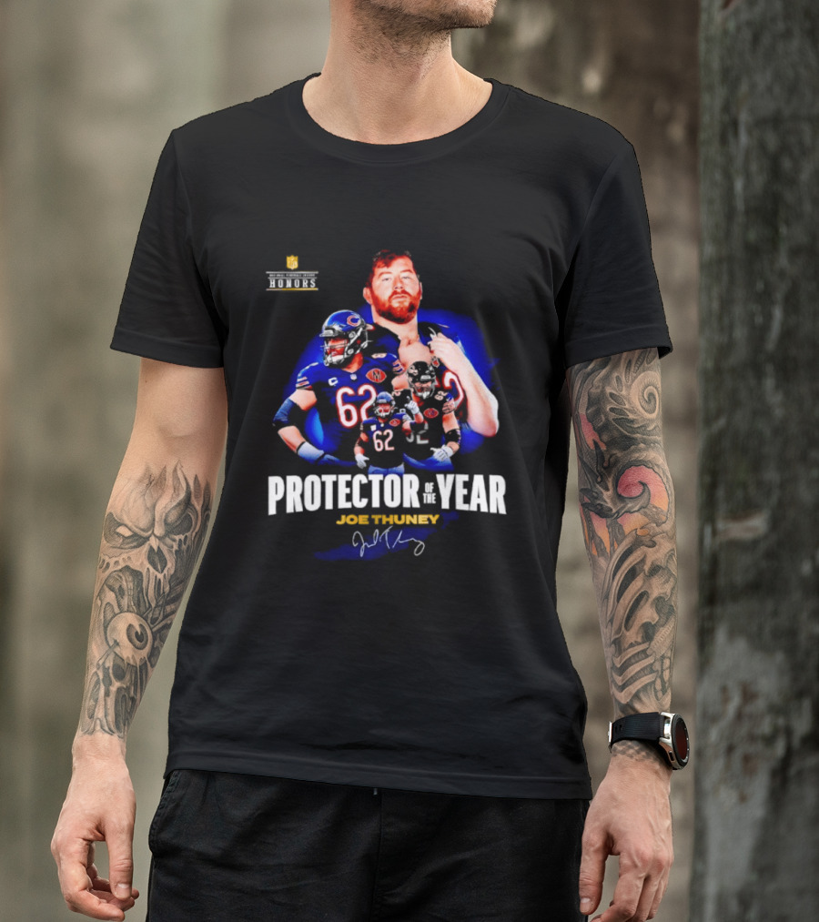 Chicago Bears Joe Thuney Protector Of The Year Honor 2025 T-Shirt