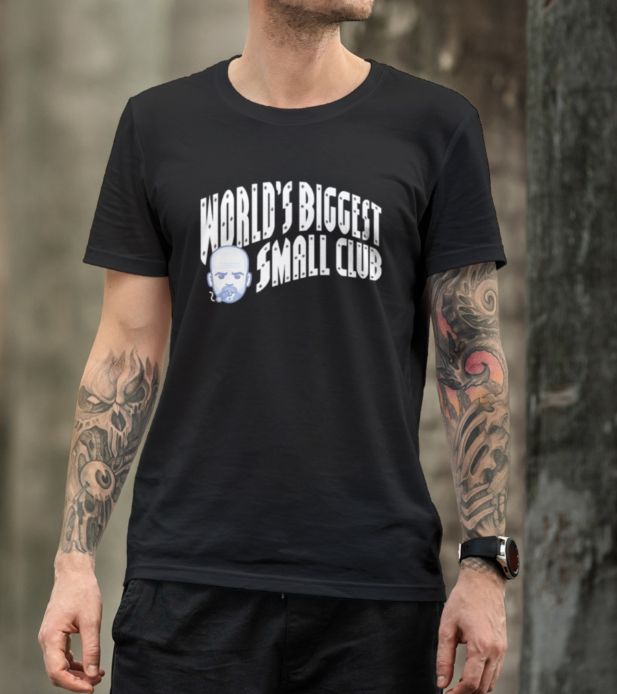 World's Biggest Small Club Pep Guardiola Smoking Pipe T-Shirt
