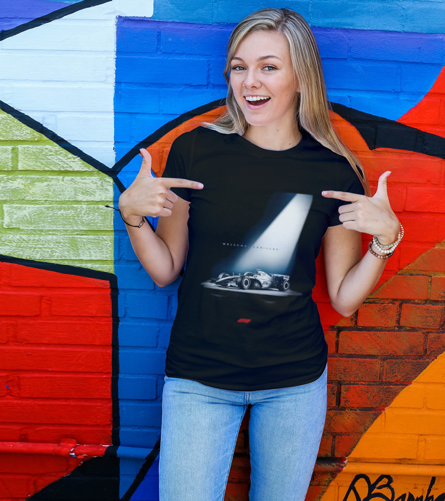 Welcome Cadillac F1 Team Formula 1 Racing Car Spotlight T-Shirt