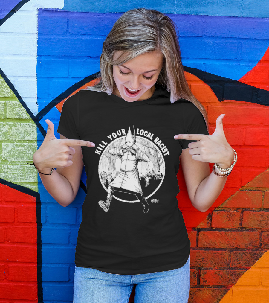 Kill Your Local Racist Diablo Macabre Circle Figure T-Shirt