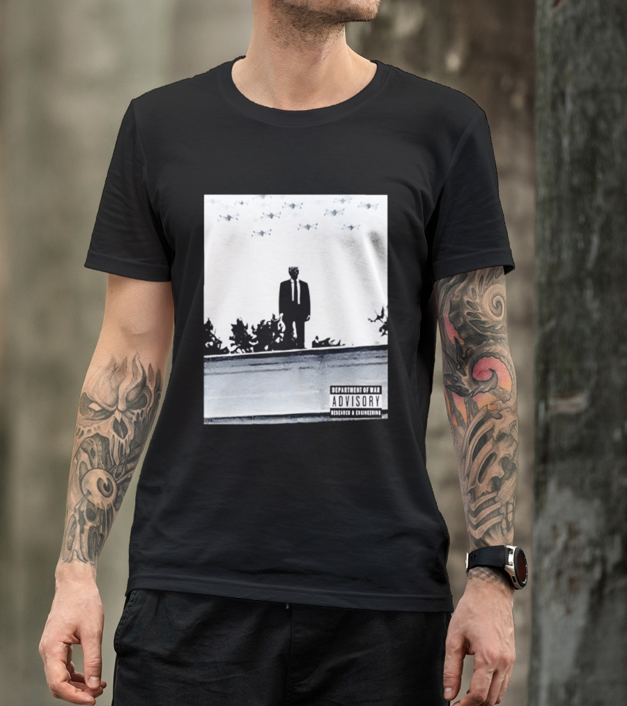Trump Drone 2026 Department Of War Advisory Research And Development T-Shirt