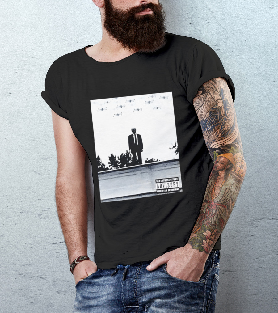 Trump Drone 2026 Department Of War Advisory Research And Development T-Shirt