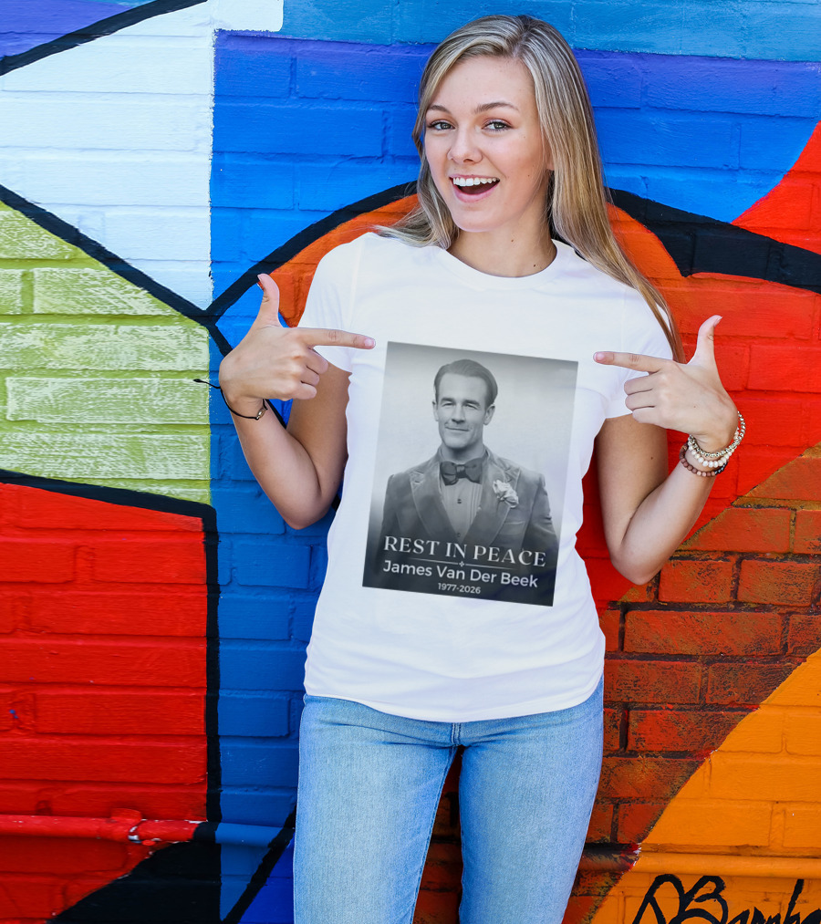 Rest In Peace James Van Der Beek 1977 2026 T-Shirt