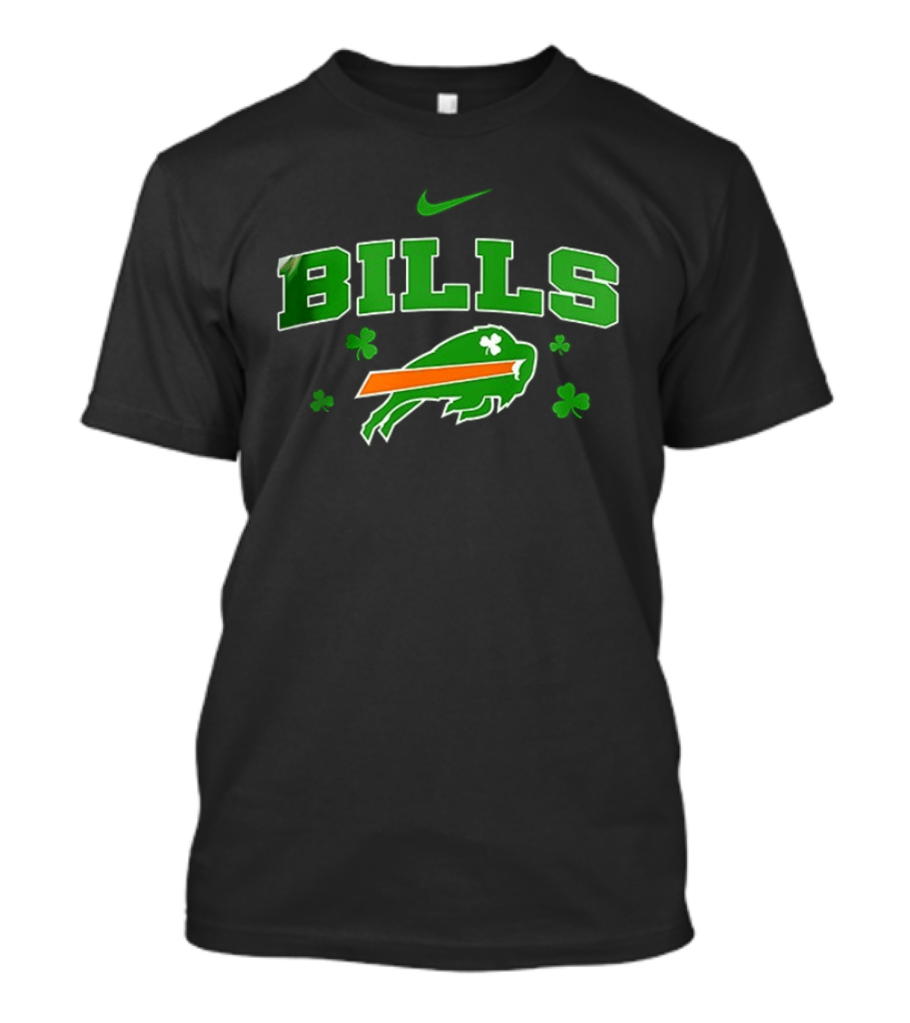 Buffalo Bills Irish Clover Green Nike St. Patrick's Day Edition T-Shirt