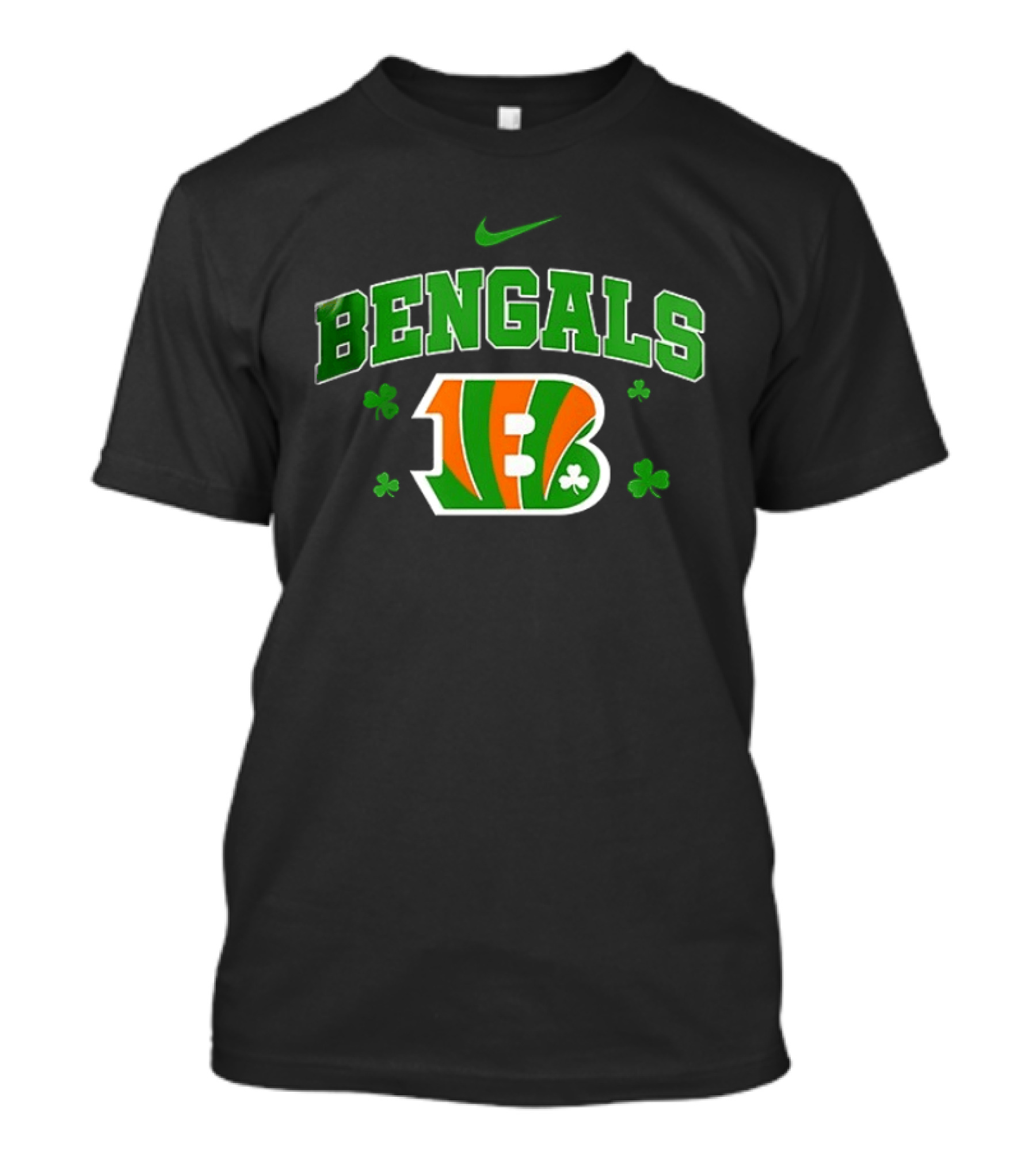 Cincinnati Bengals Irish Green Nike Shamrock T-Shirt