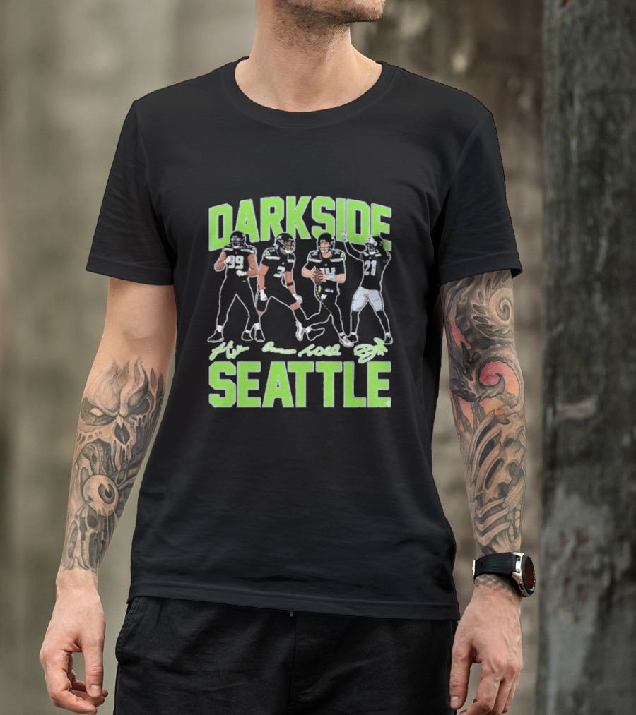 Dark Side Seattle Williams Emmanwori Jones Witherspoon Football Team T-Shirt