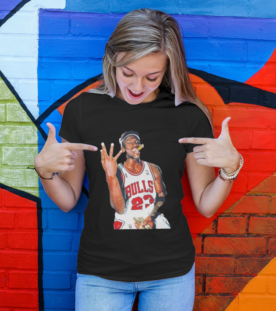 Giannis Antetokounmpo Mj Cigar Chicago Bulls 23 Basketball Legend T-Shirt