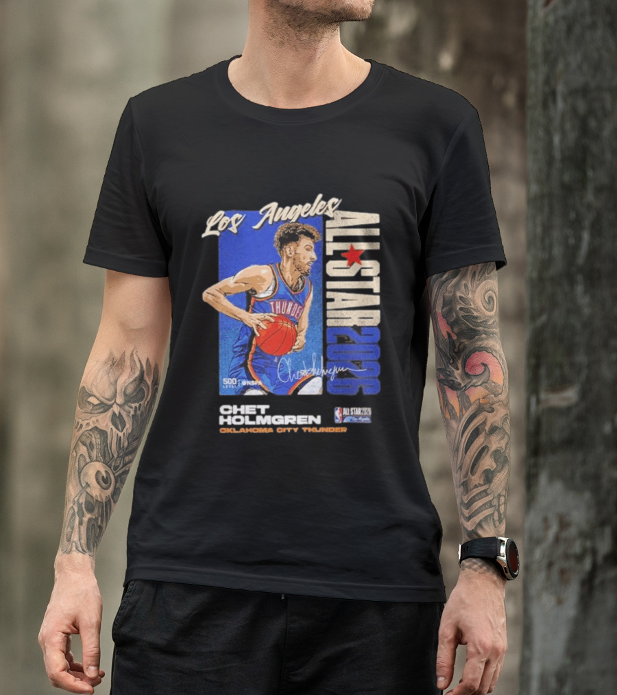 Los Angeles 2026 Chet Holmgren Oklahoma City Thunder NBA All Star T-Shirt