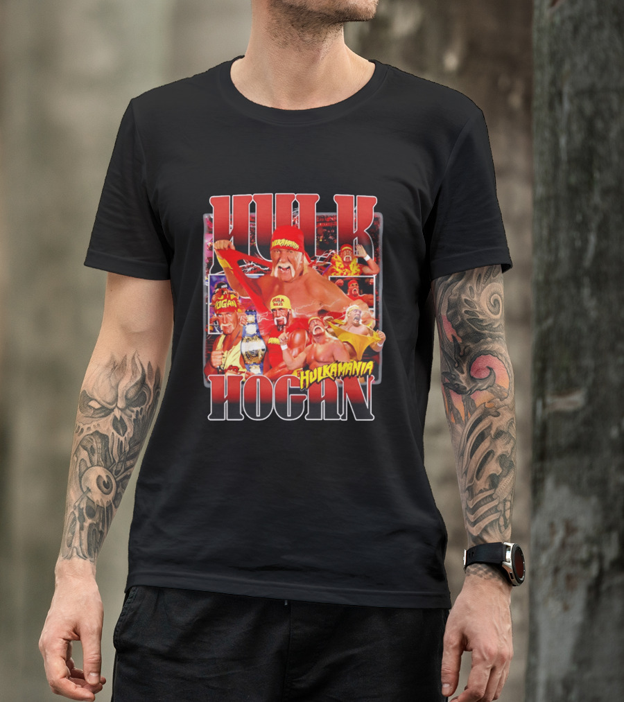 Hulk Hogan Hulkamania Memorial RIP Iconic Wrestling Legend T-Shirt