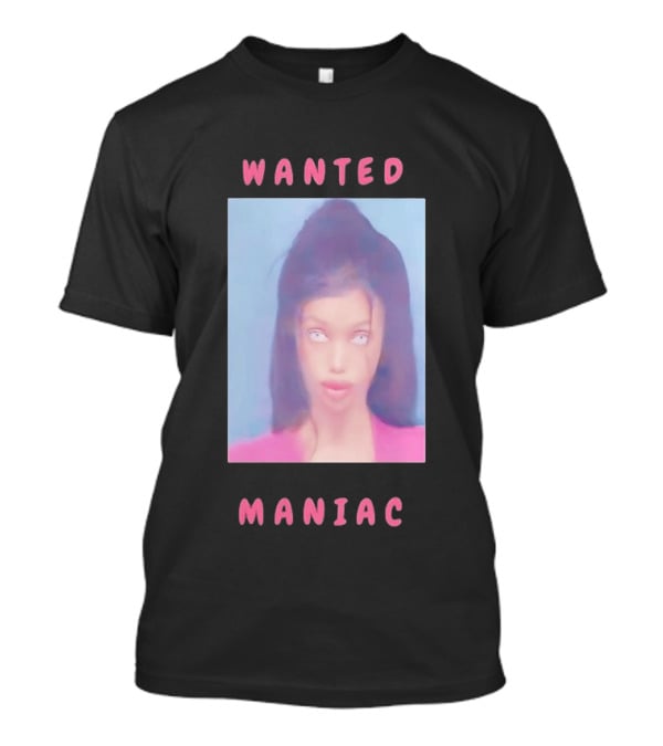 Wanted Maniac 2026 Surreal Doll Aesthetic With Glowing Eyes T-Shirt