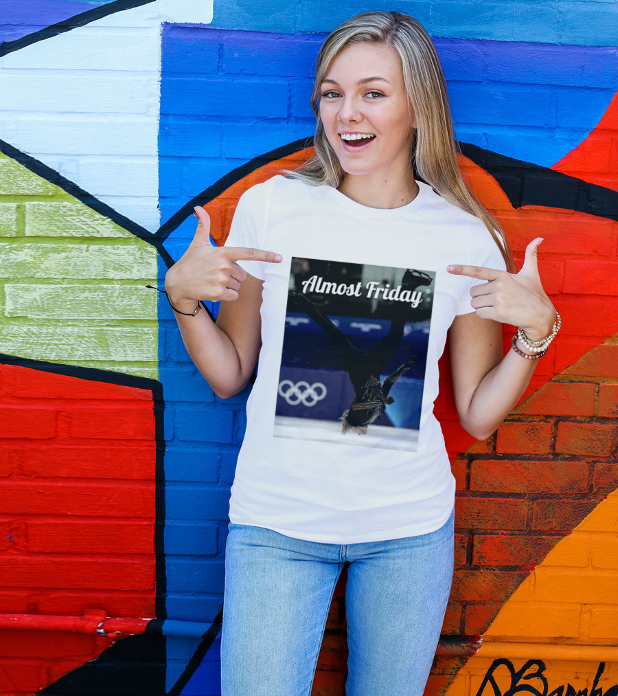 Almost Friday Skating Backflip Olympics Iconic Moment T-Shirt