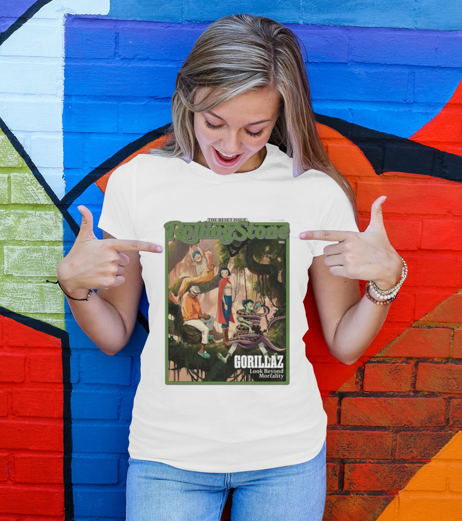 The Reset Issue Rolling Stone India Gorillaz Look Beyond Mortality T-Shirt