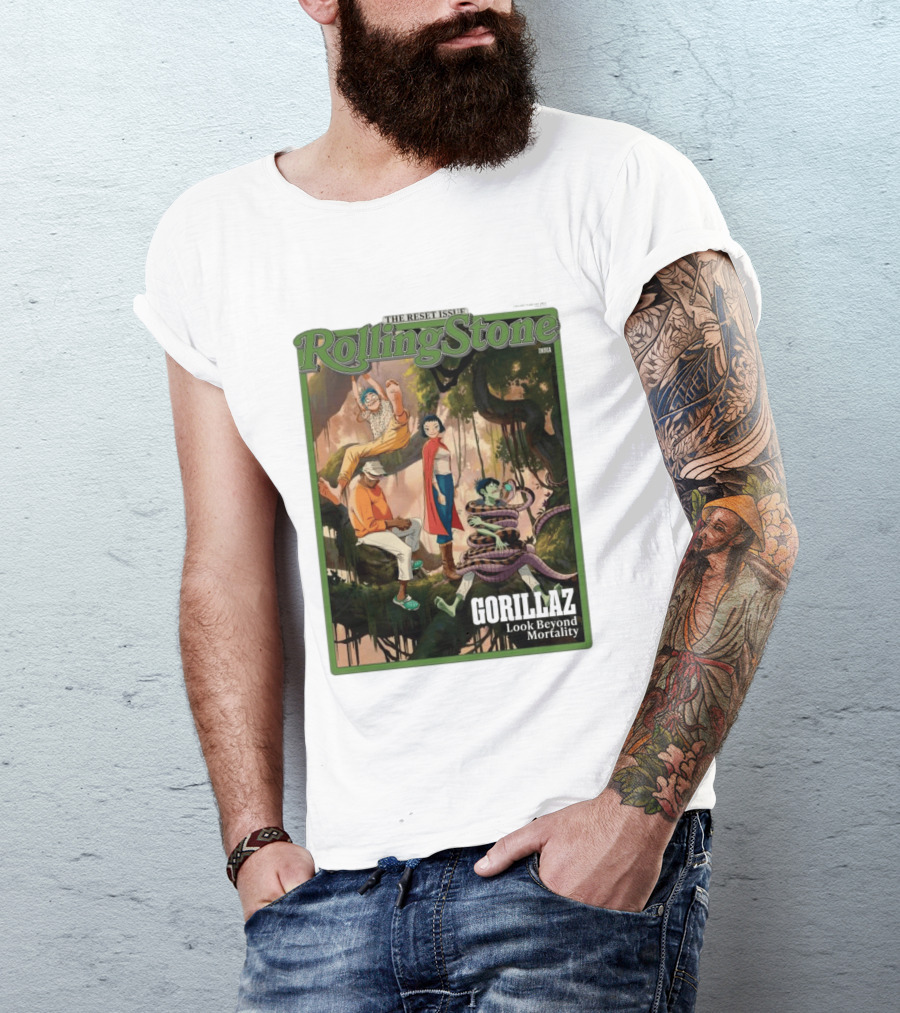 The Reset Issue Rolling Stone India Gorillaz Look Beyond Mortality T-Shirt