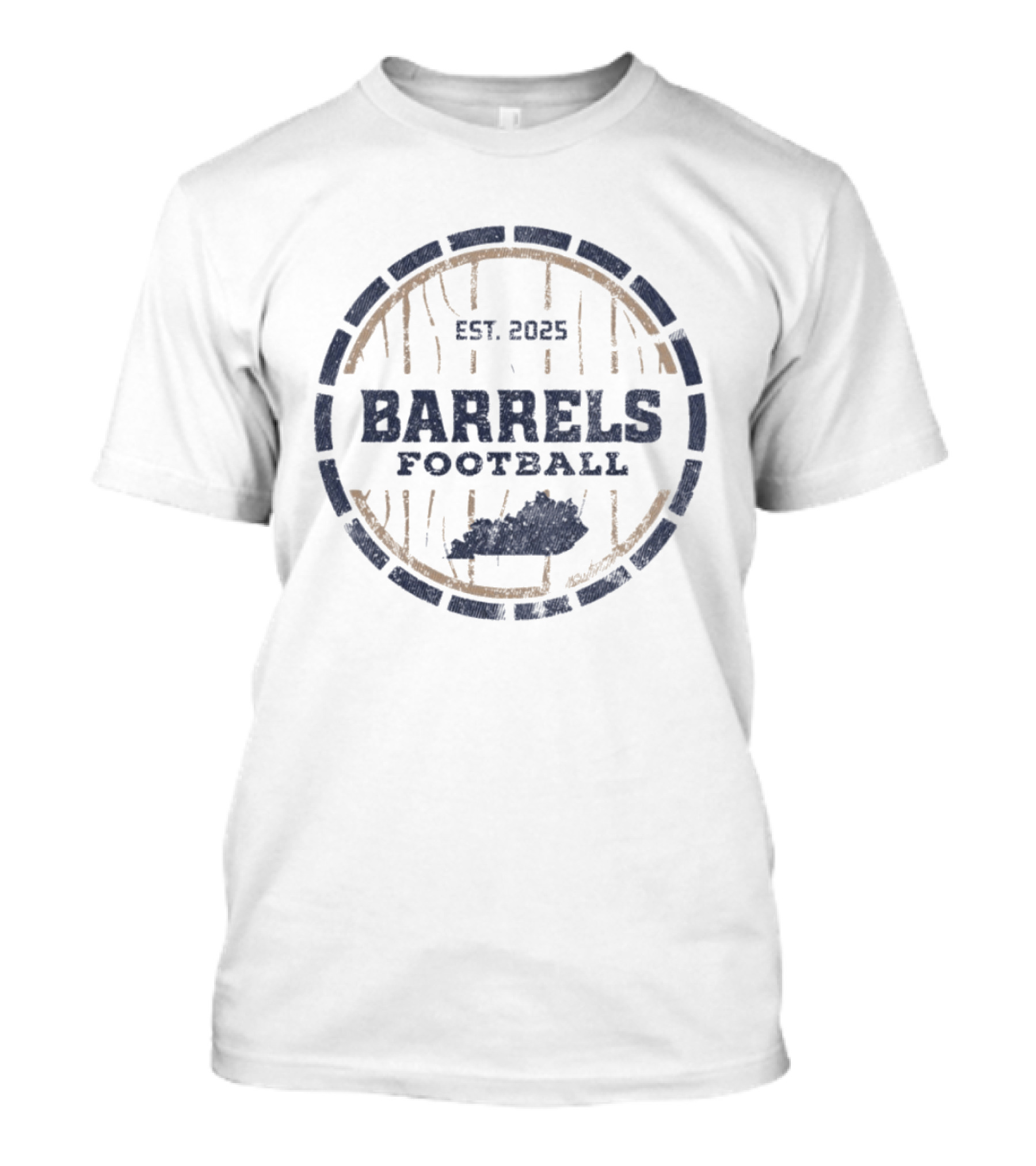 Kentucky Barrels Football Est. 2025 T-Shirt