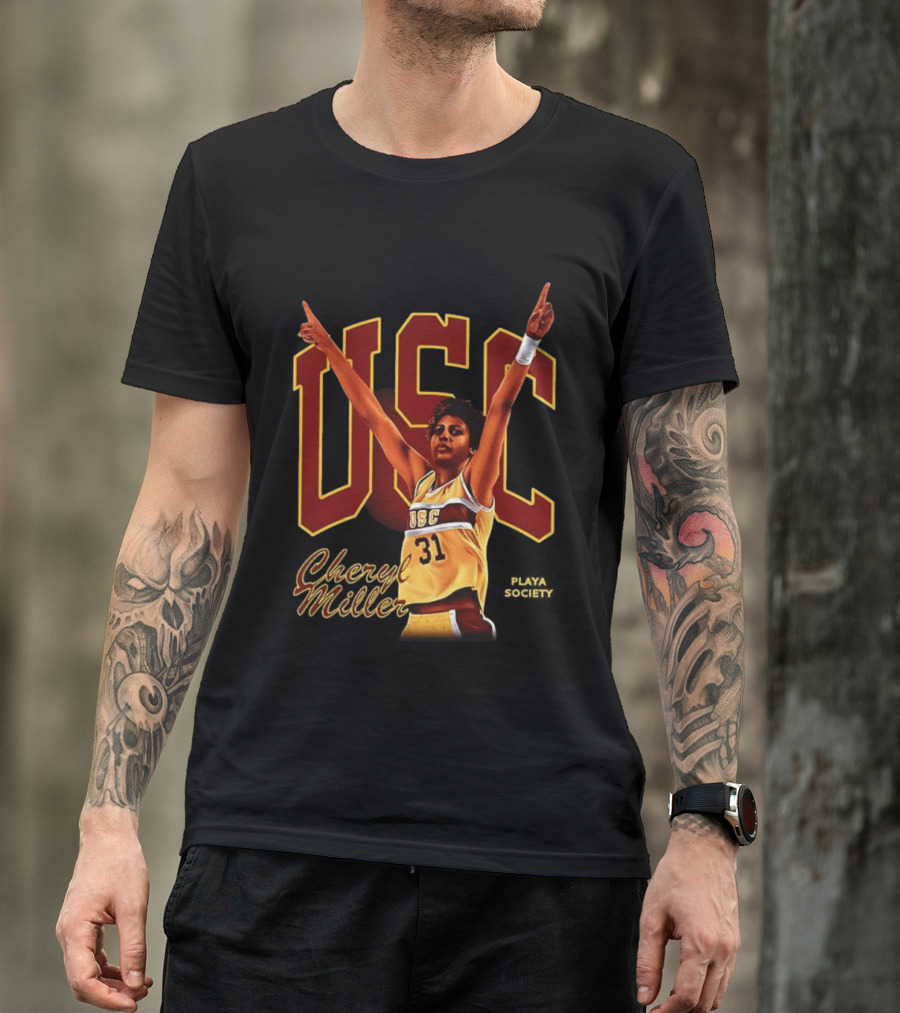 USC Cheryl Miller 31 Basketball Legend T-Shirt