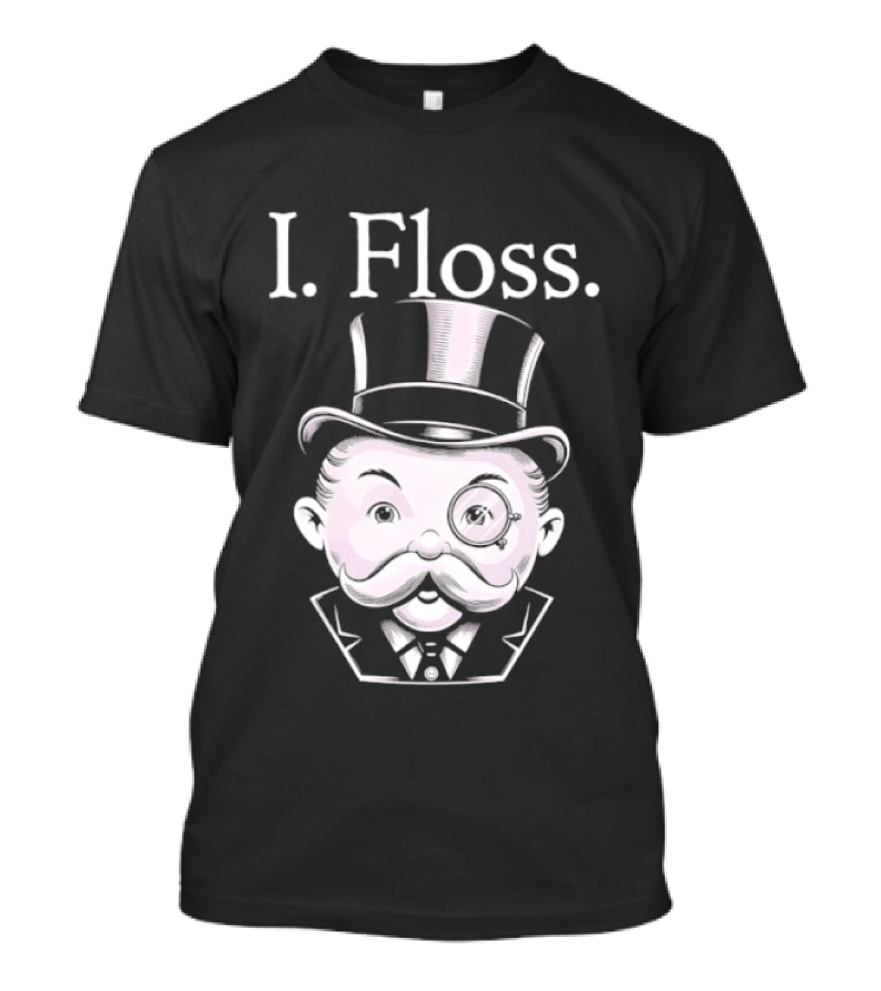 Rich Uncle Pennybags I Floss Iconic Monopoly T-Shirt