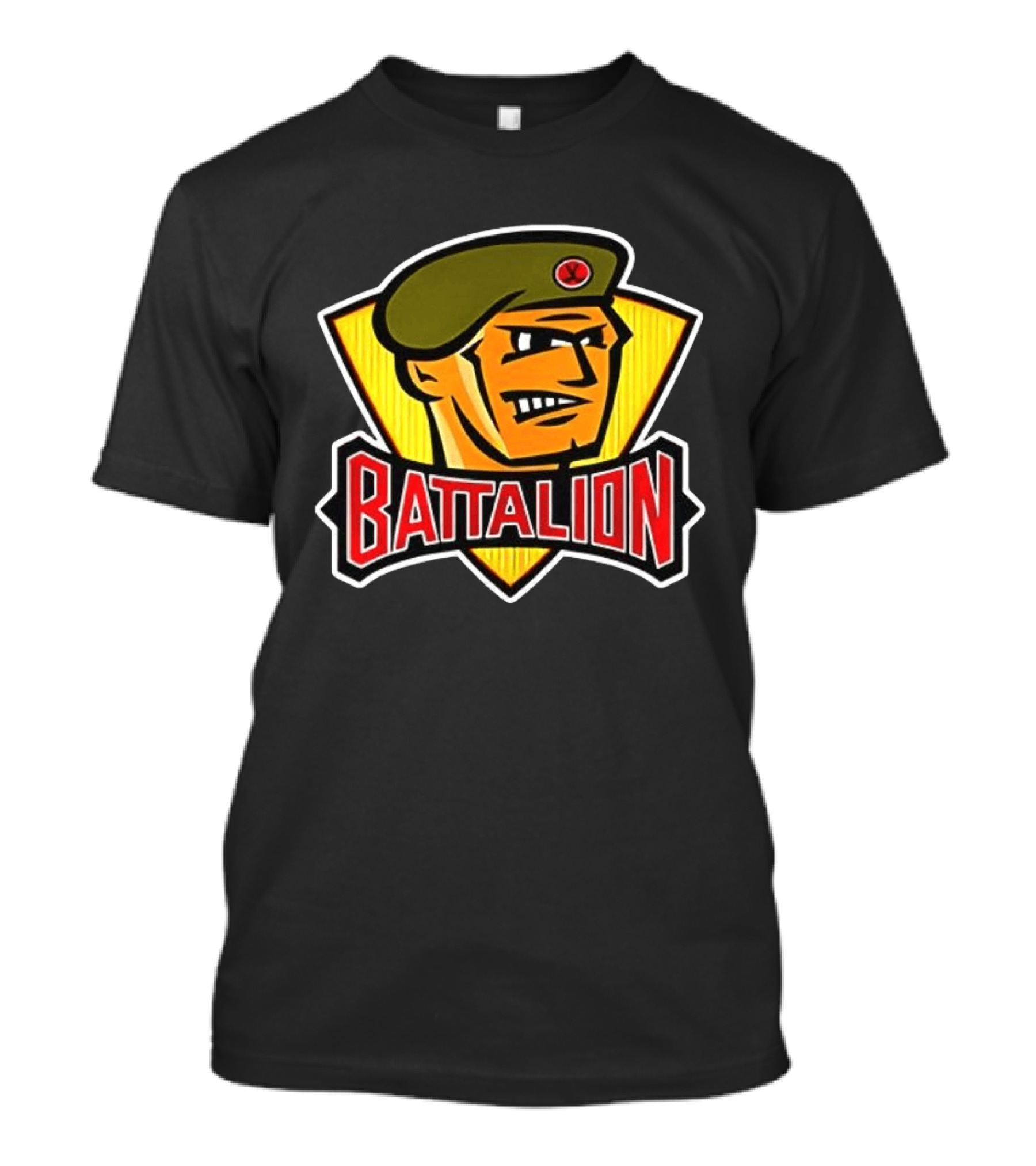 North Bay Battalion Hockey Military Emblem Inclusion Night T-Shirt