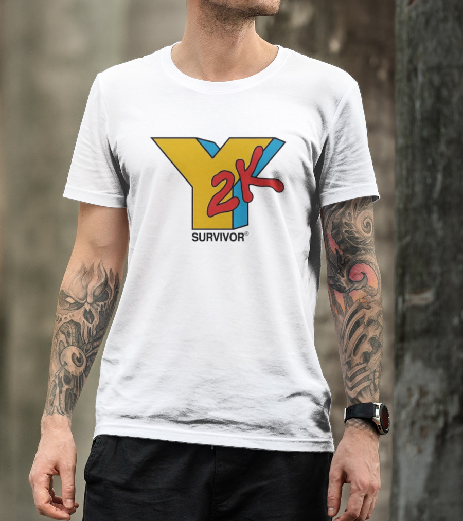 Y2K Survivor Retro 2000s Nostalgia Fashion Trend T-Shirt