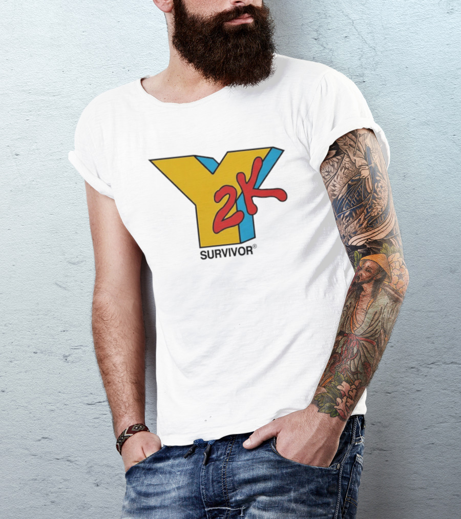 Y2K Survivor Retro 2000s Nostalgia Fashion Trend T-Shirt