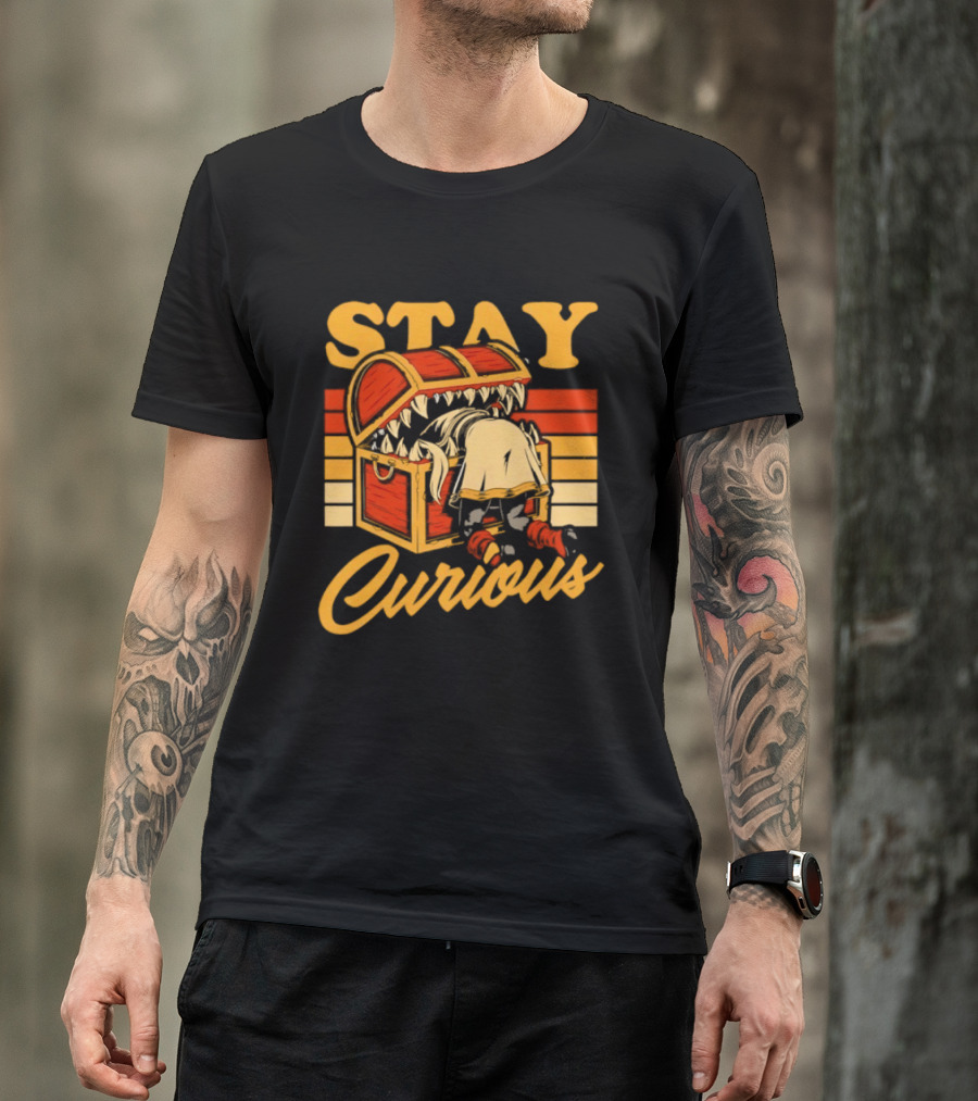 Stay Curious Elf Anime Treasure T-Shirt