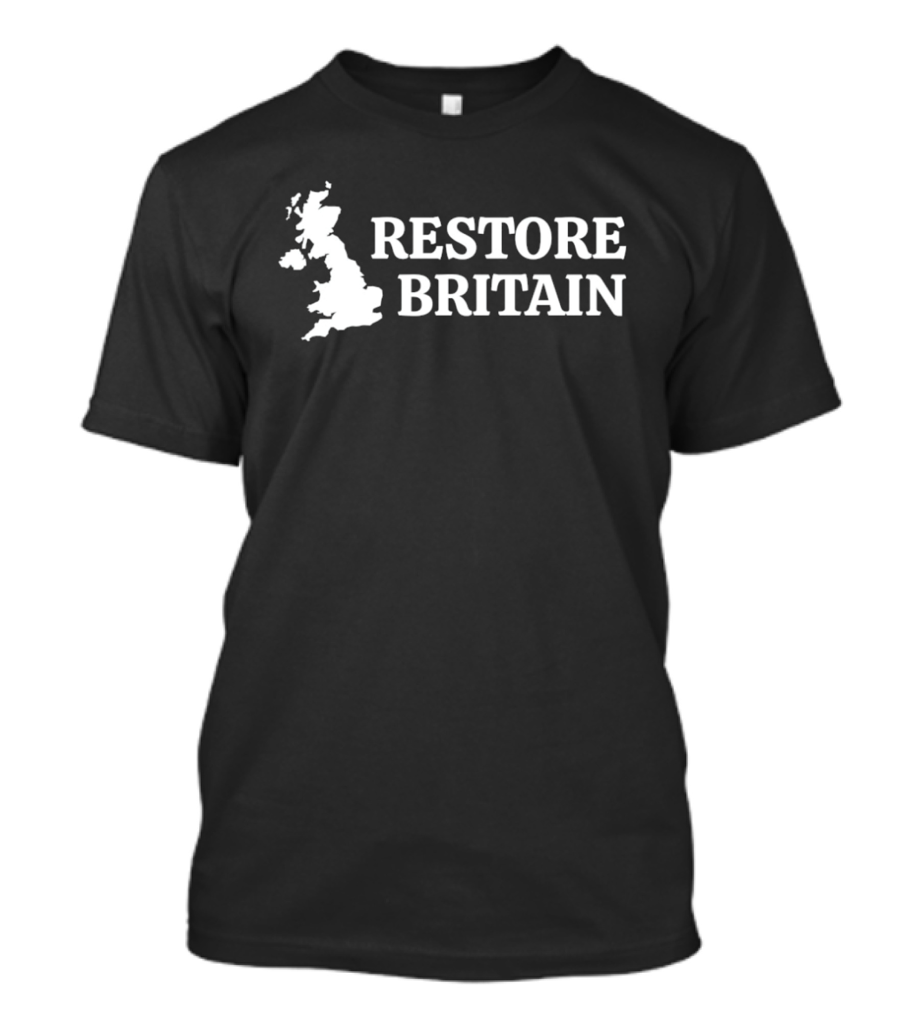 Restore Britain Map Icon Rupert Lowe T-Shirt