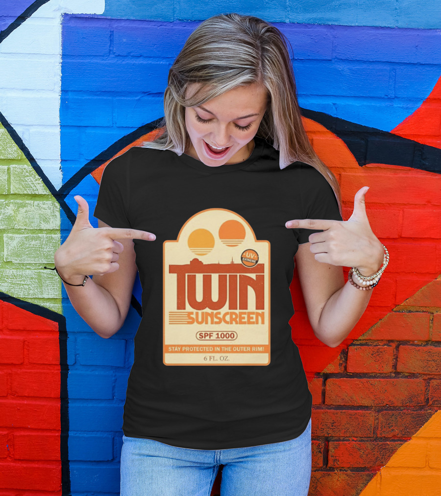 Twin Sunscreen SPF 1000 UV Extreme Stay Protected In The Outer Rim 6 Fl. Oz T-Shirt